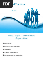 Week 3 (The Structure of An Organization)