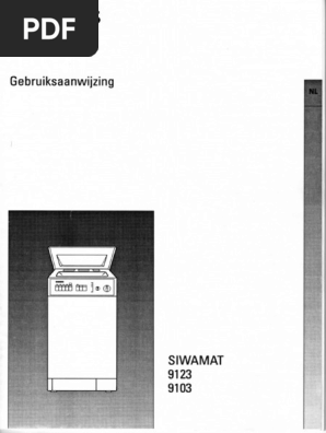 Siemens Siwamat 9123 - 9103 | PDF