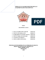 Konsep Kep Komplementer Pada Dewasa KLP 8 PDF