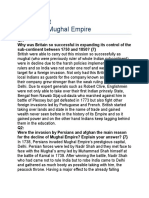 History Test (Decline of Mughal Empire)