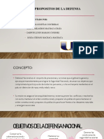 Objetivos de La Defensa Nacional Diapos. 1 PDF