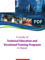 A Study of Technical Education and Vocational Training Programs in Nepal