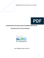 Lineamientos Bancos Leche Humana PDF