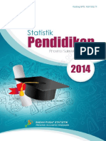 Statistik Pendidikan Sulawesi Tenggara 2014