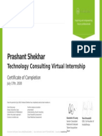Deloitte Virtual Internship Certificate PDF