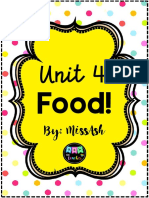 Food Flashcards English Year 1