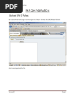 Rar Configuration: Upload UME Roles