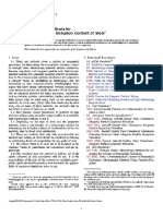 ASTM E45 2011 Standard Test Methods For Determining The Inclusion Content of Steel PDF
