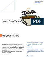 Java Data Types: Spotle - Ai/learn