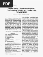 Voltage Flicker Analysis and Mitigation Case Study in Ac Electr