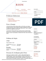 Kriterion - Políticas Editoriais