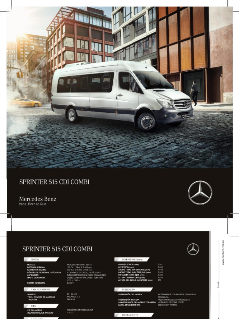 Af Sprinter 515 Cdi Combi | PDF