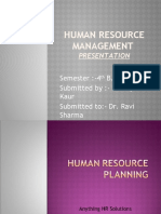 Human Resource Management: Presentation