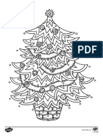 Christmas Themed Mindfulness Colouring Sheets - Ver - 2 PDF