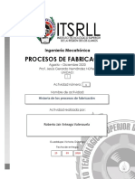 1.1 Historia de Los Procesos de Fabricación PDF