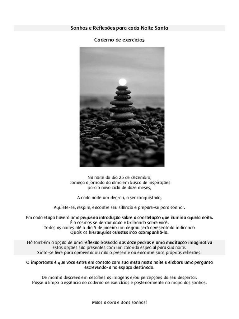 Reflexões Noturnas e Autodescoberta | PDF | Magos Bíblicos | Amor