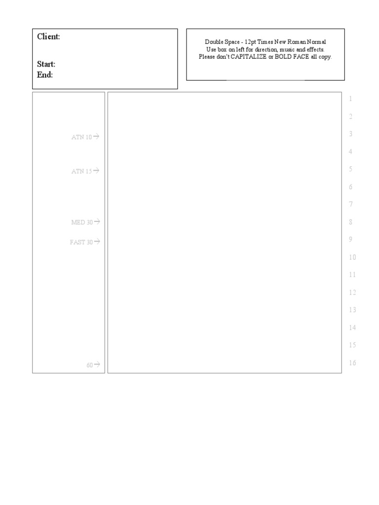 Blank Comm Form | PDF