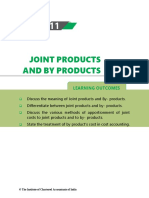 Joint Products AND BY Products: Learning Outcomes