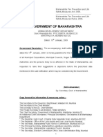 Government of Maharashtra: Government Resolution: The Accompanying Draft Notification of Even No. Dated