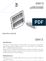 Instruction Manual: iDM12 IB Size: 153mm X 120mm Printing Color: Black March 4, 11