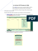 Chapter-11 How To Activate GST Features