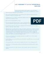 Colposcopic Assessment of Cervical Intraepithelial