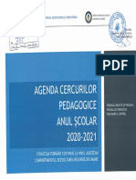 Agenda Cercurilor Pedagogice 2020 - 2021 PDF