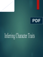 Inferring Character Traits