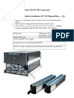 Future: Specification For APC Smart-UPS RT 15kVA Spare Parts