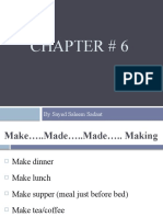 Chapter # 6: by Sayed Saleem Sadaat