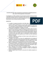 CONCLUSIONES del taller hacia una proyecto de armonización de la legislación penal en la lucha contra el cimen organizado en C.A.-SICA y varios