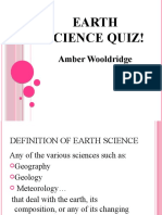 Earth Science Quiz!: Amber Wooldridge