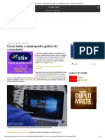 Como Testar o Desempenho Gráfico Do Computador - Dicas e Tutoriais - TechTudo