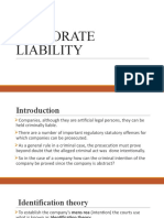 Corporate Liability