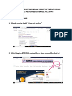 TAHAPAN REGISTRASI DAN SUBMIT ARTIKEL Di JURNAL SANITAS