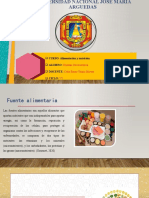 Fuentes Alimentarias y Piramide Nutricional