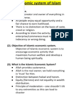 Islamic Economic System.