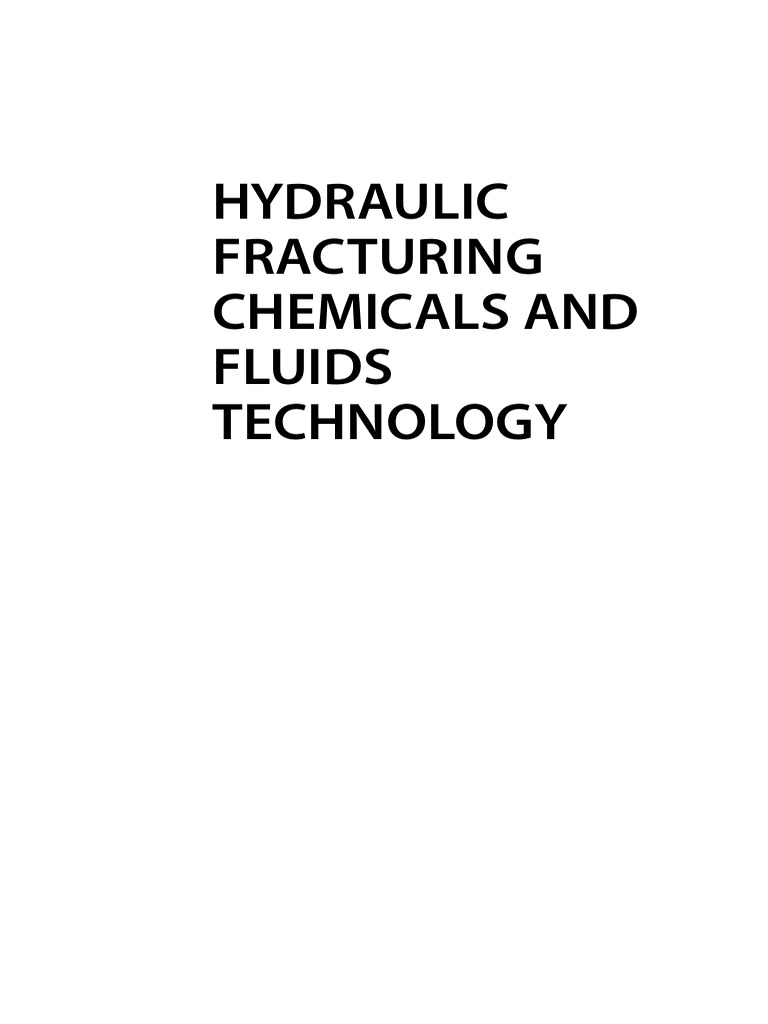 Front Matter - 2020 - Hydraulic Fracturing Chemicals and Fluids ...