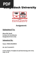 Peripheral and Interfacing Assignment