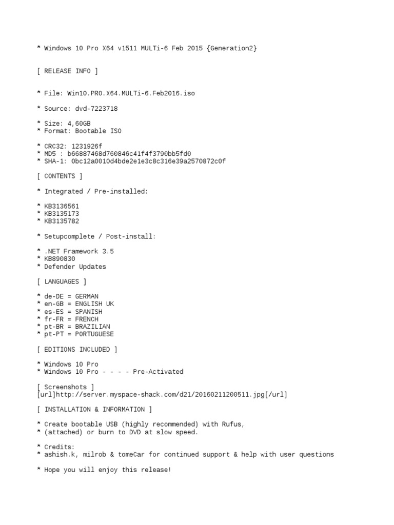 windows 10 iso x86 x64 pre activated