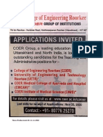 Coer Advertisement Dt. 11-11-2020