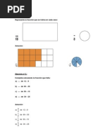 1º ESO AUTOEVAL TEMA 7 FRACCIONES