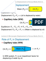Role of P in Displacement: Large Tube