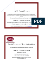 Omkar Prasad Baidya - Certificates