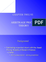 Chapter Twelve: Arbitrage Pricing Theory