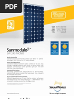 SolarWorld 245 Spec