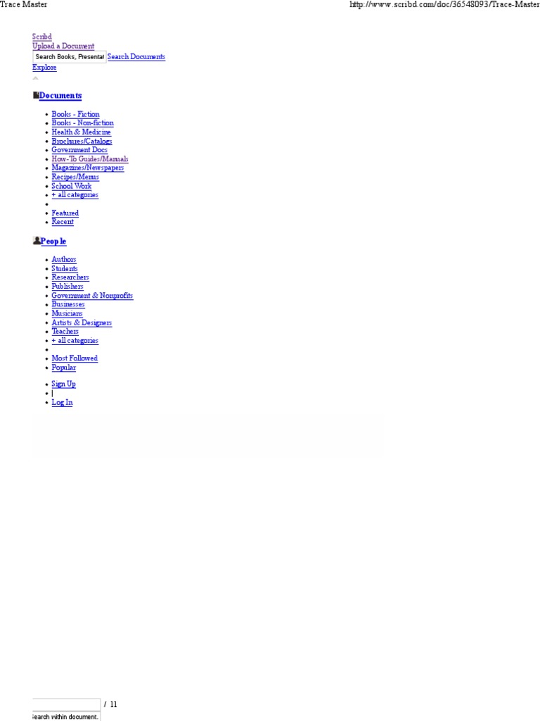 Trace Master | PDF | Library (Computing) | Scribd