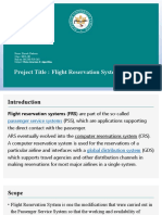 Project Title: Flight Reservation System