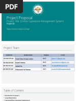 Project Proposal: Project Title: (Online Superstore Management System)