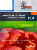 Introduction To Genetics PPT by Easybiologyclass